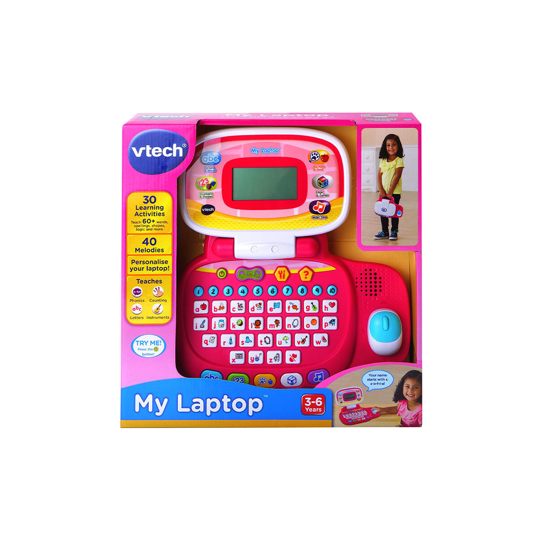 VTech My Laptop (Pink) - Educational Kids Computer Toy
