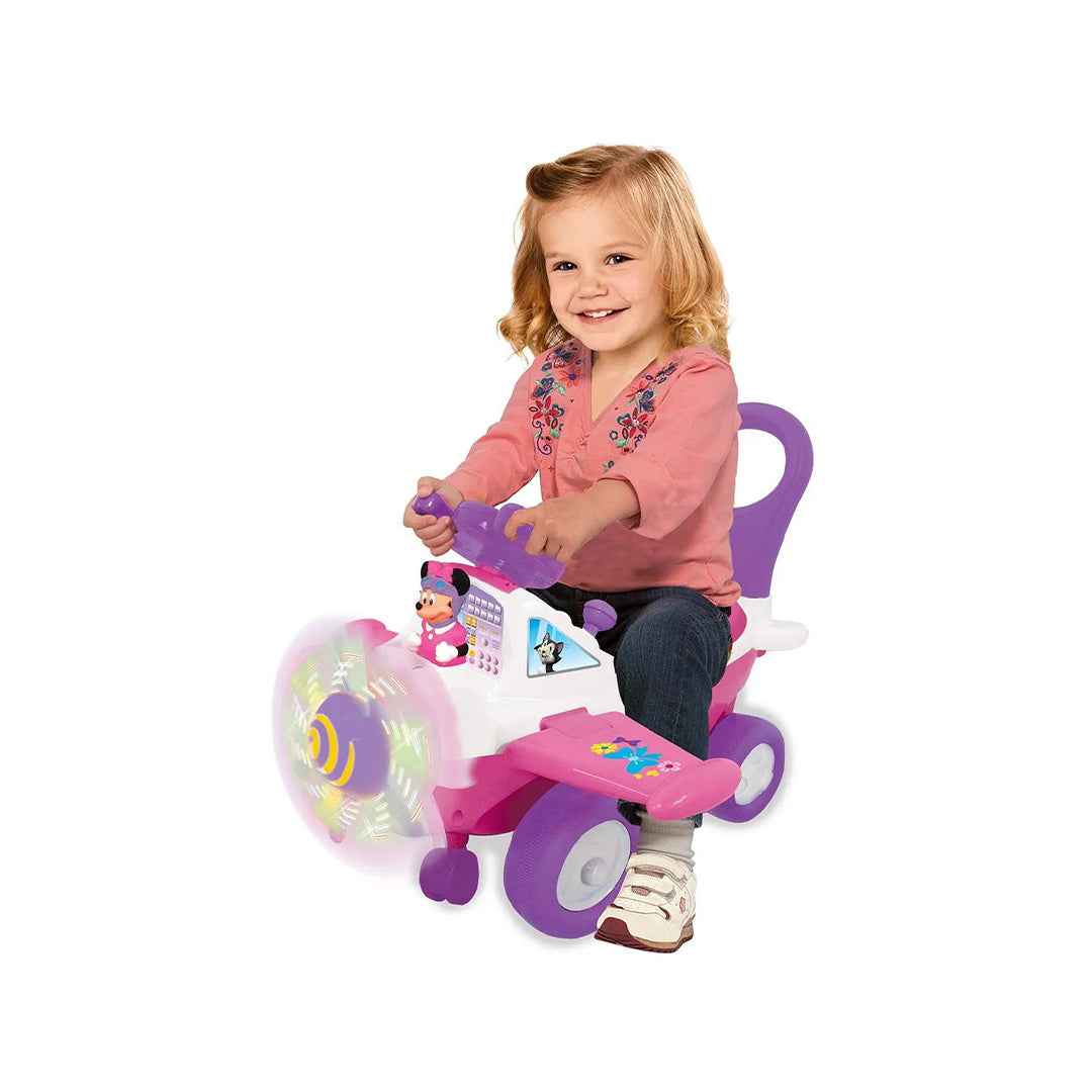 Kiddieland Minnie Mouse Activity Plane - Ride-On Toy