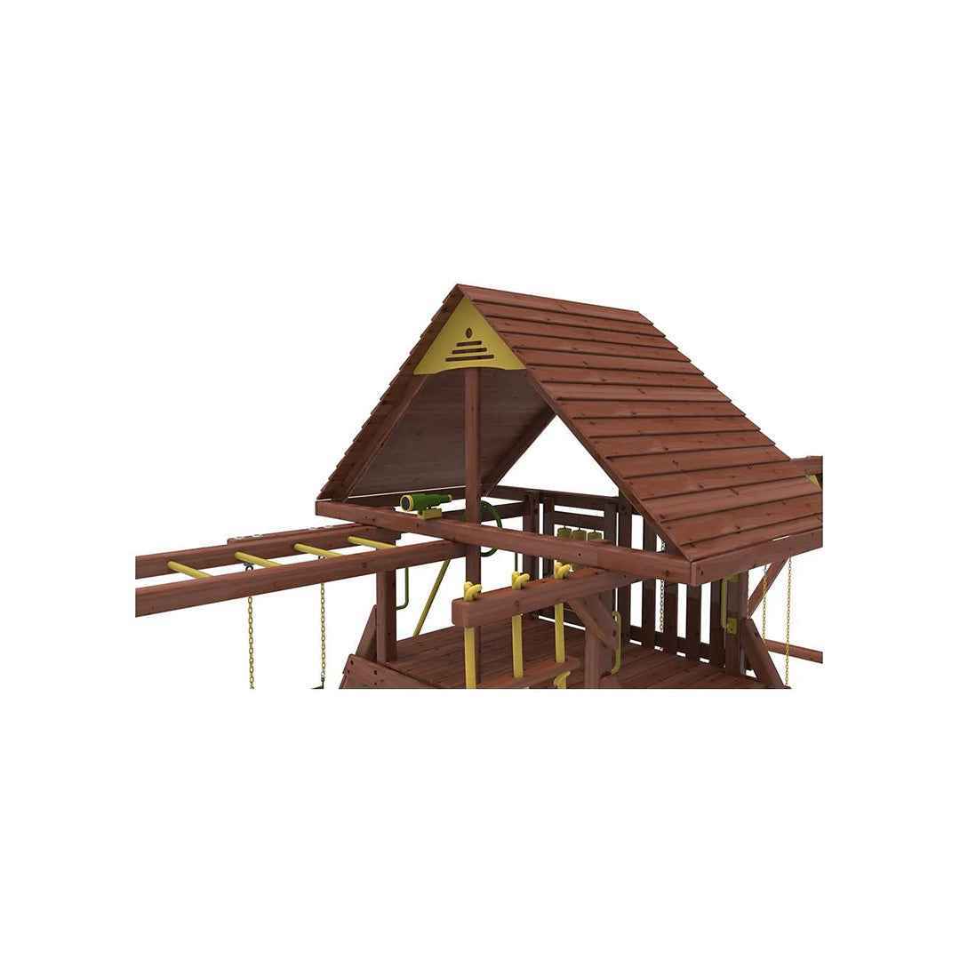 Kiddoro Discovery Den - Premium Kids Garden Swing & Slide Playset