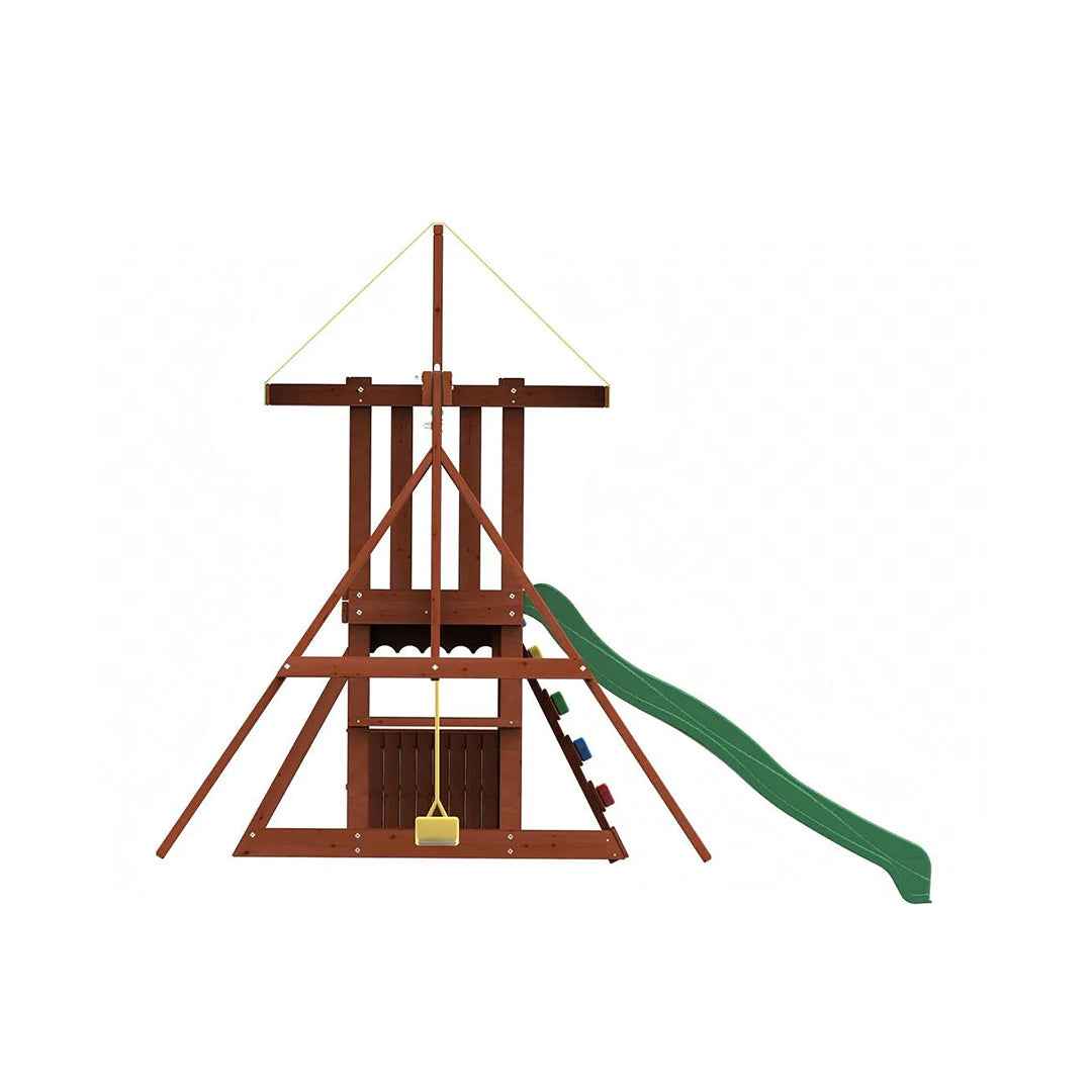 Kiddoro Mighty Jungle Gym - Kids Garden Swing & Slide Playset - Toyspry
