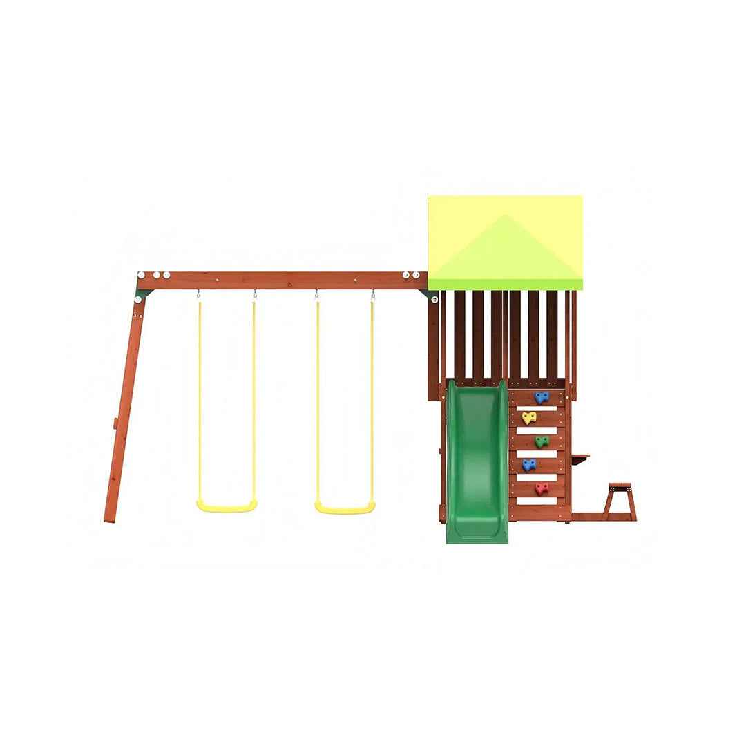 Kiddoro Mighty Jungle Gym - Kids Garden Swing & Slide Playset