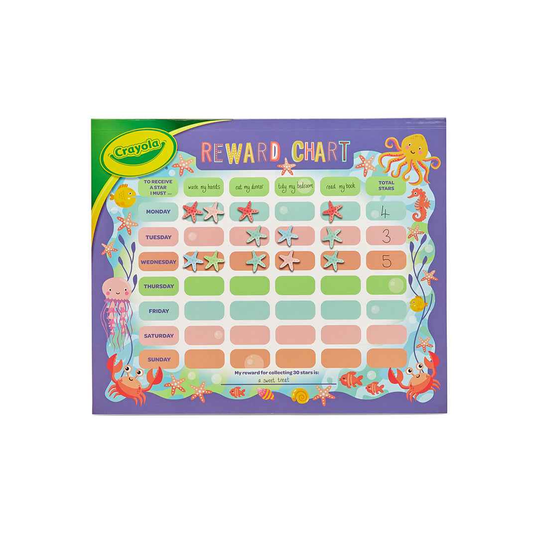 Crayola Under the Sea Reward Chart & Activity Kit - Toyspry