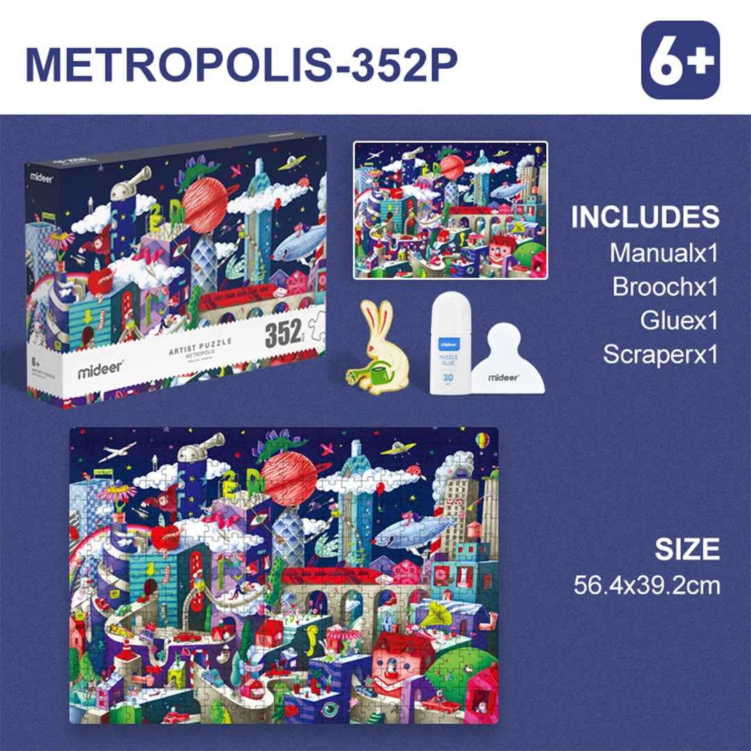 Mideer Metropolis Puzzle 352 Pcs