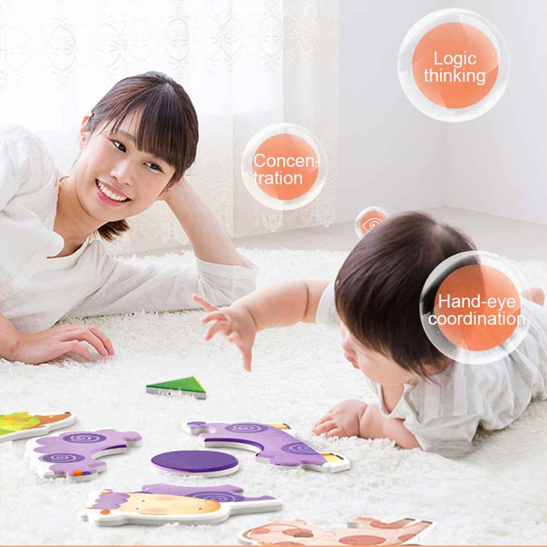 Mideer My First Puzzle Dinosaurs Shaped Jigsaw