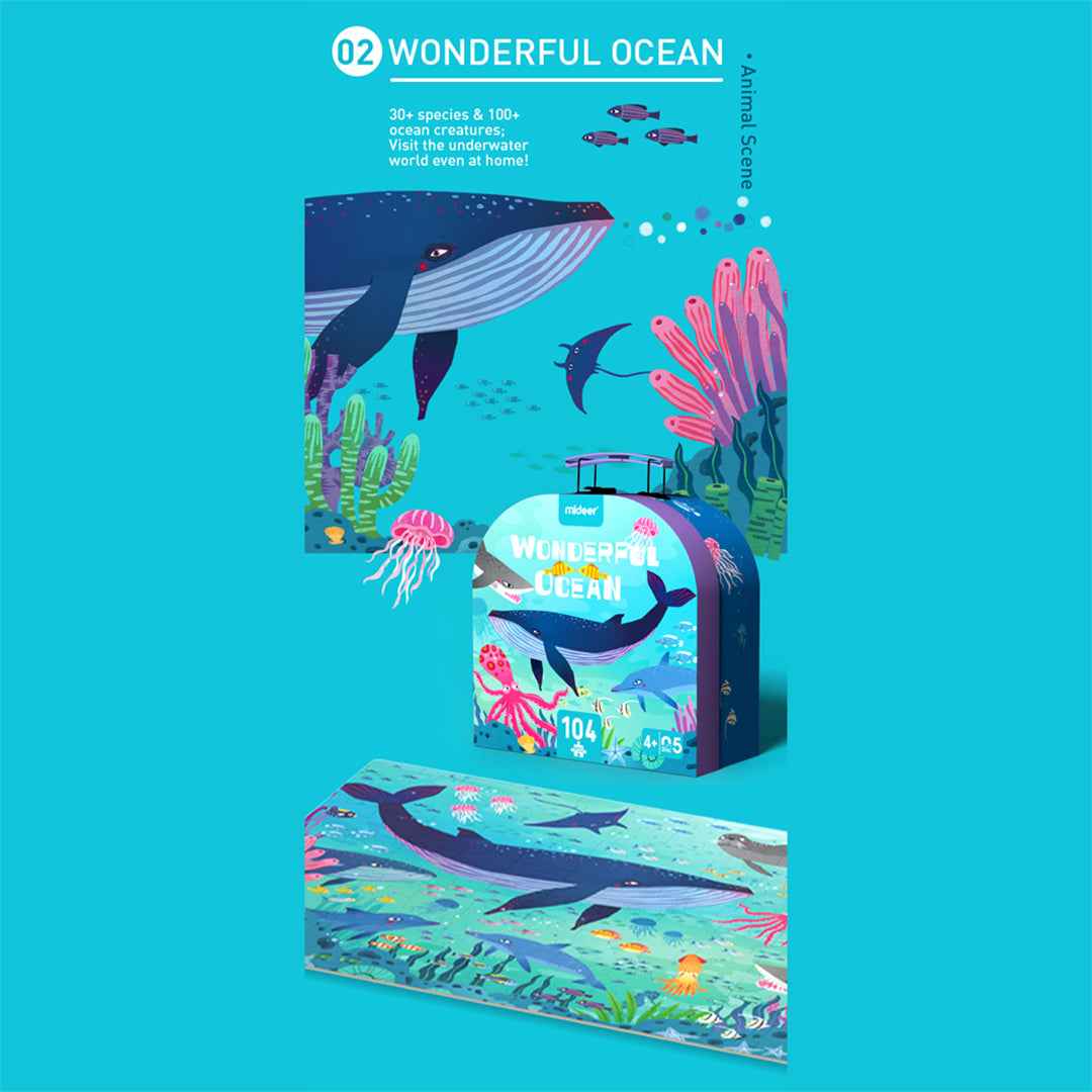 Mideer Wonderful Ocean Floor Puzzle (Copy)