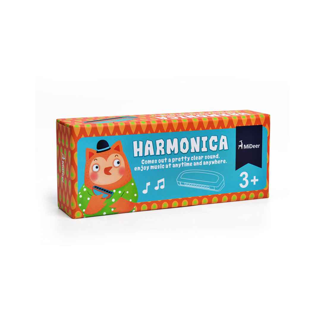 Mideer Wooden Harmonica Musical Instrument