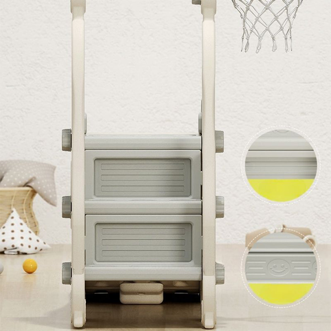 5-in-1 Kids Slide & Swing Playset for Indoor Play - Toyspry