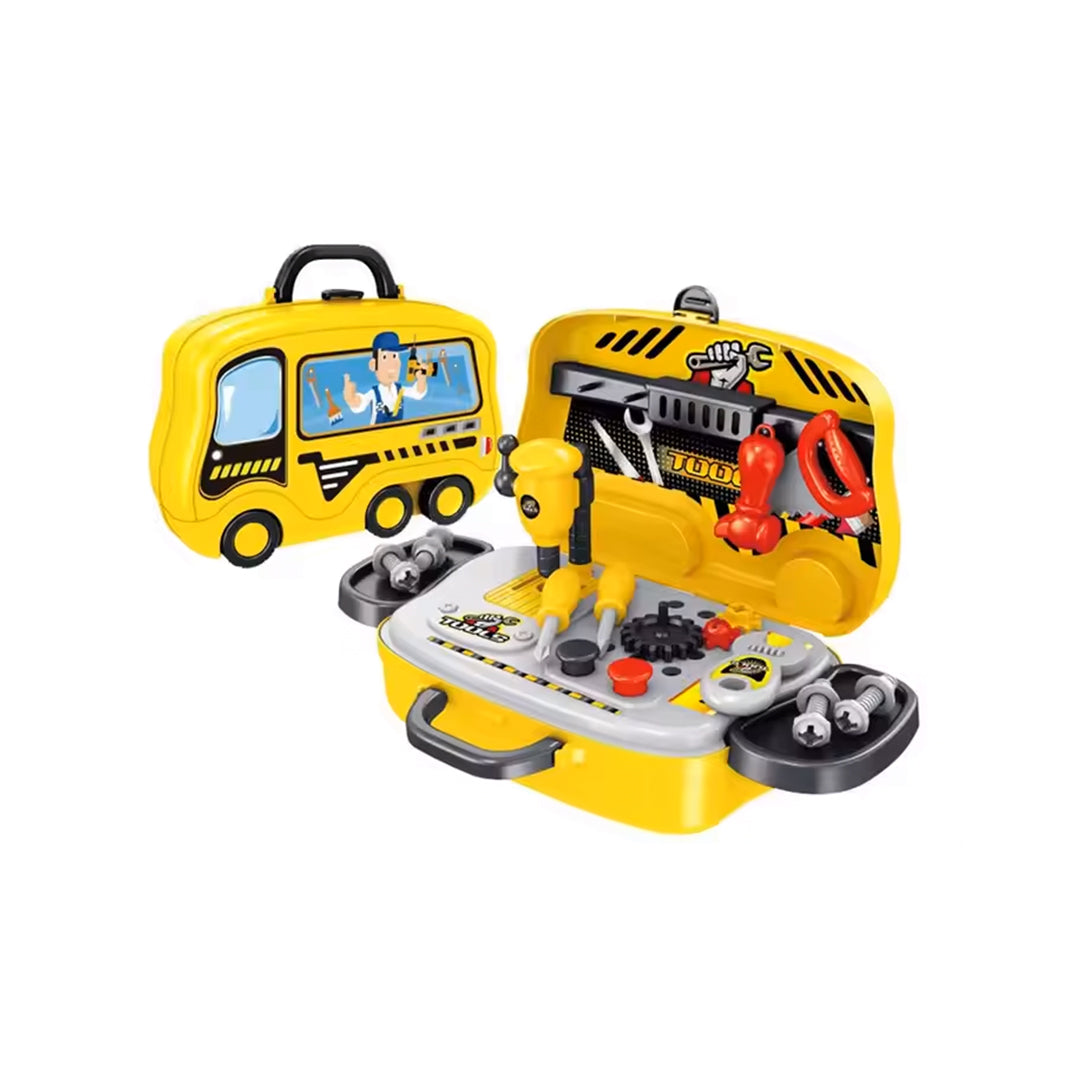 23-Piece Kids Tool Set with Portable Suitcase - Toyspry