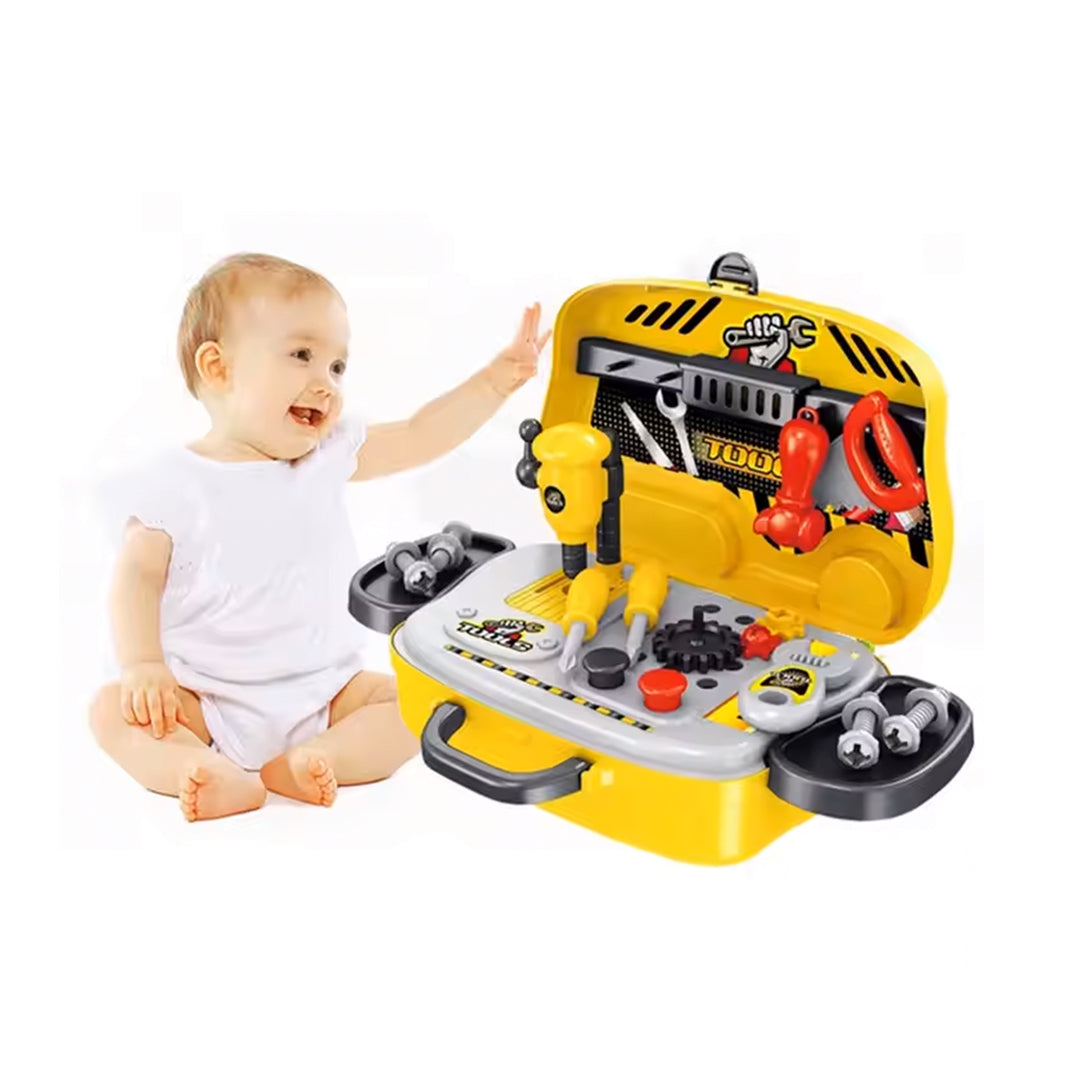 23-Piece Kids Tool Set with Portable Suitcase - Toyspry
