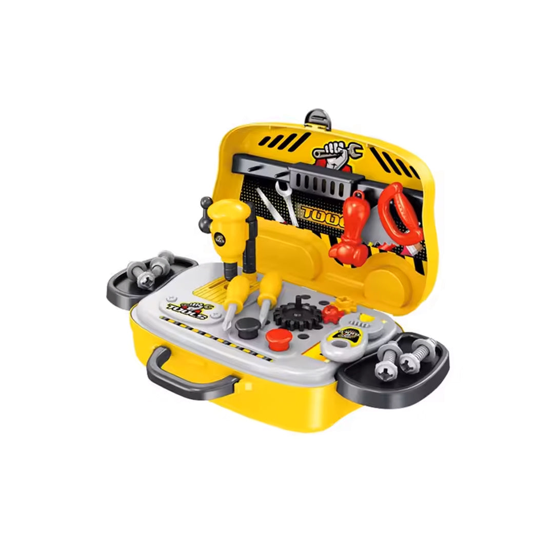 23-Piece Kids Tool Set with Portable Suitcase - Toyspry