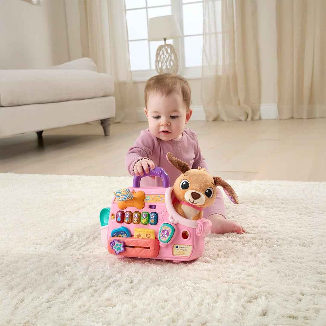 VTech Cutie Puppy Carrier - Interactive Pet Role-Play Toy
