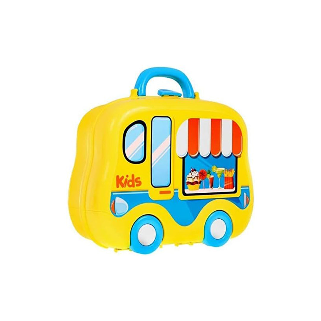 Portable Kids Kitchen Set - Food Truck Carry Case
