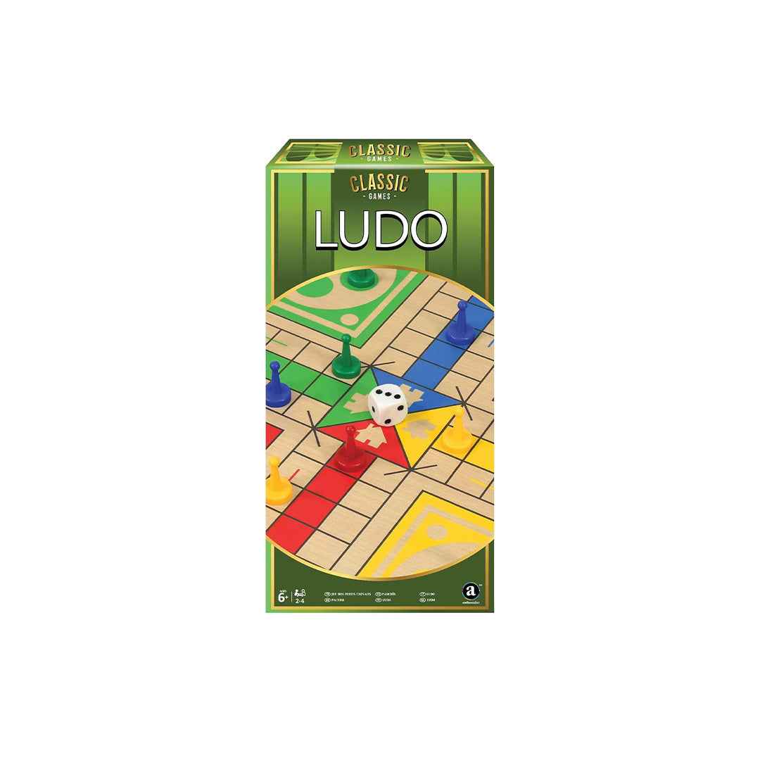 Ambassador Merchant Classic Ludo Board Game | Fun Family Game - Toyspry