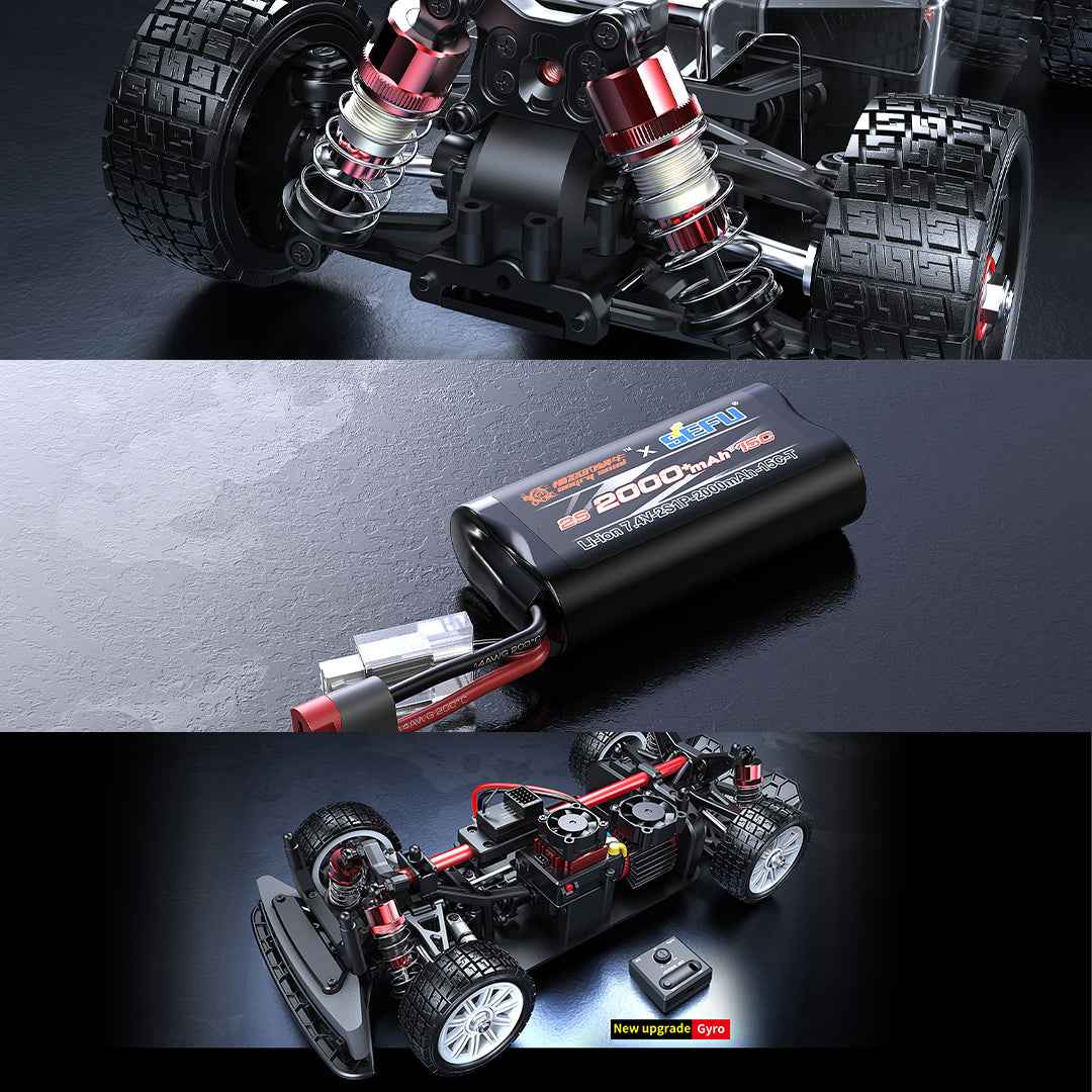 MJX Hyper Go 1/14 - Brushless RC Drift & Off-Road Truck (White)