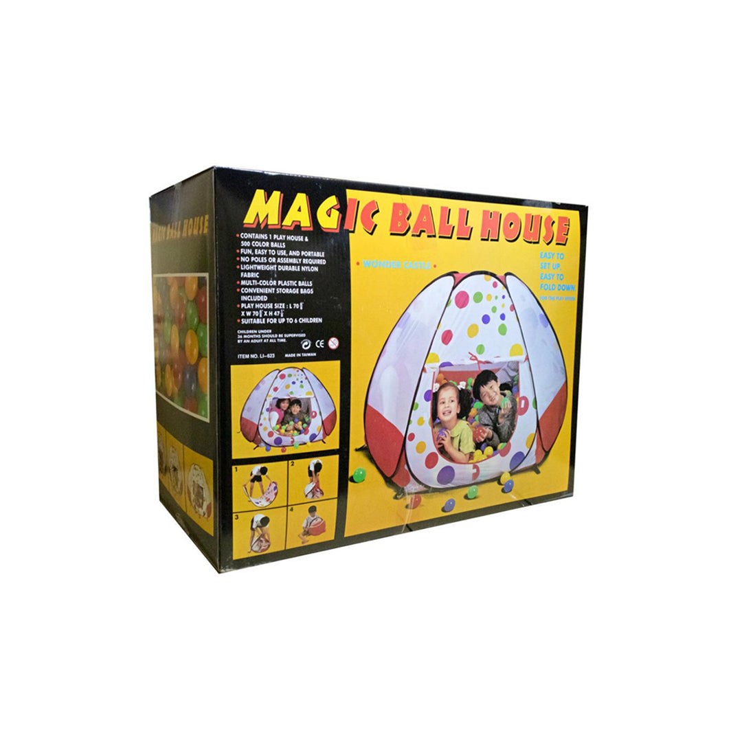 Foldable Magic Ball House Play Tent with 500 Balls