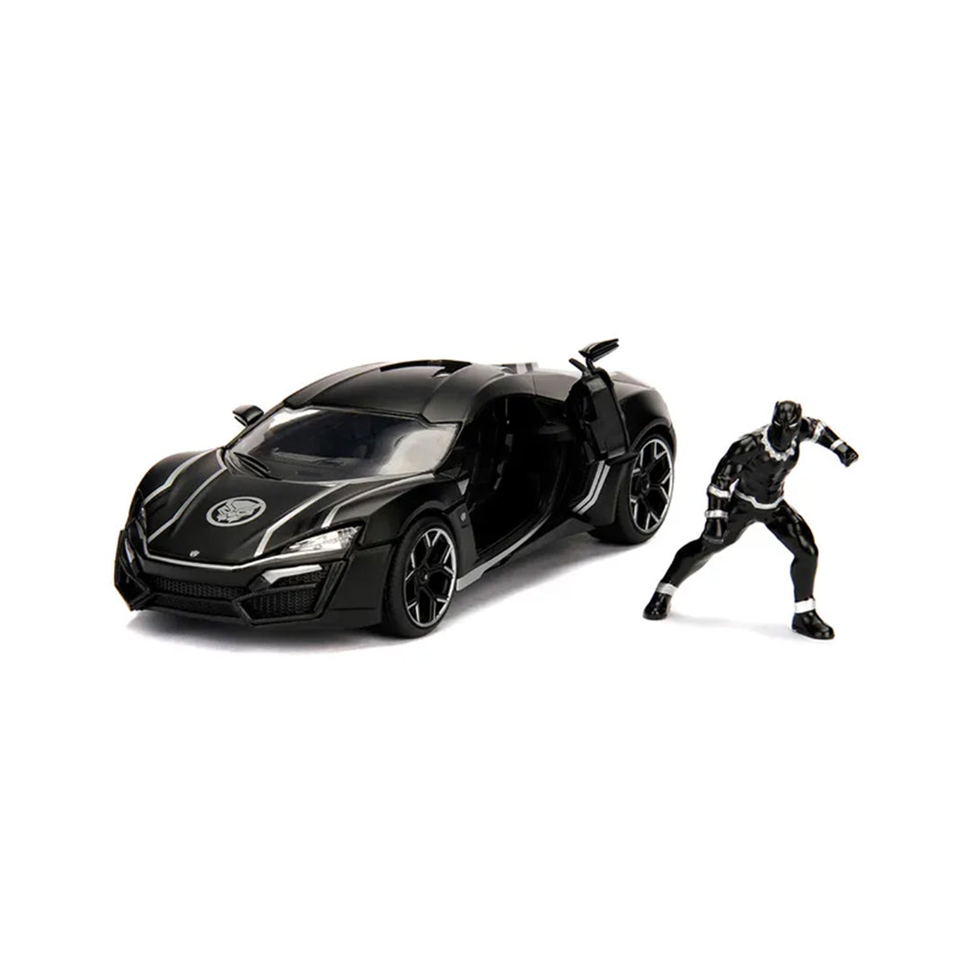 Marvel Black Panther Lykan HyperSport - Diecast Model Car Set