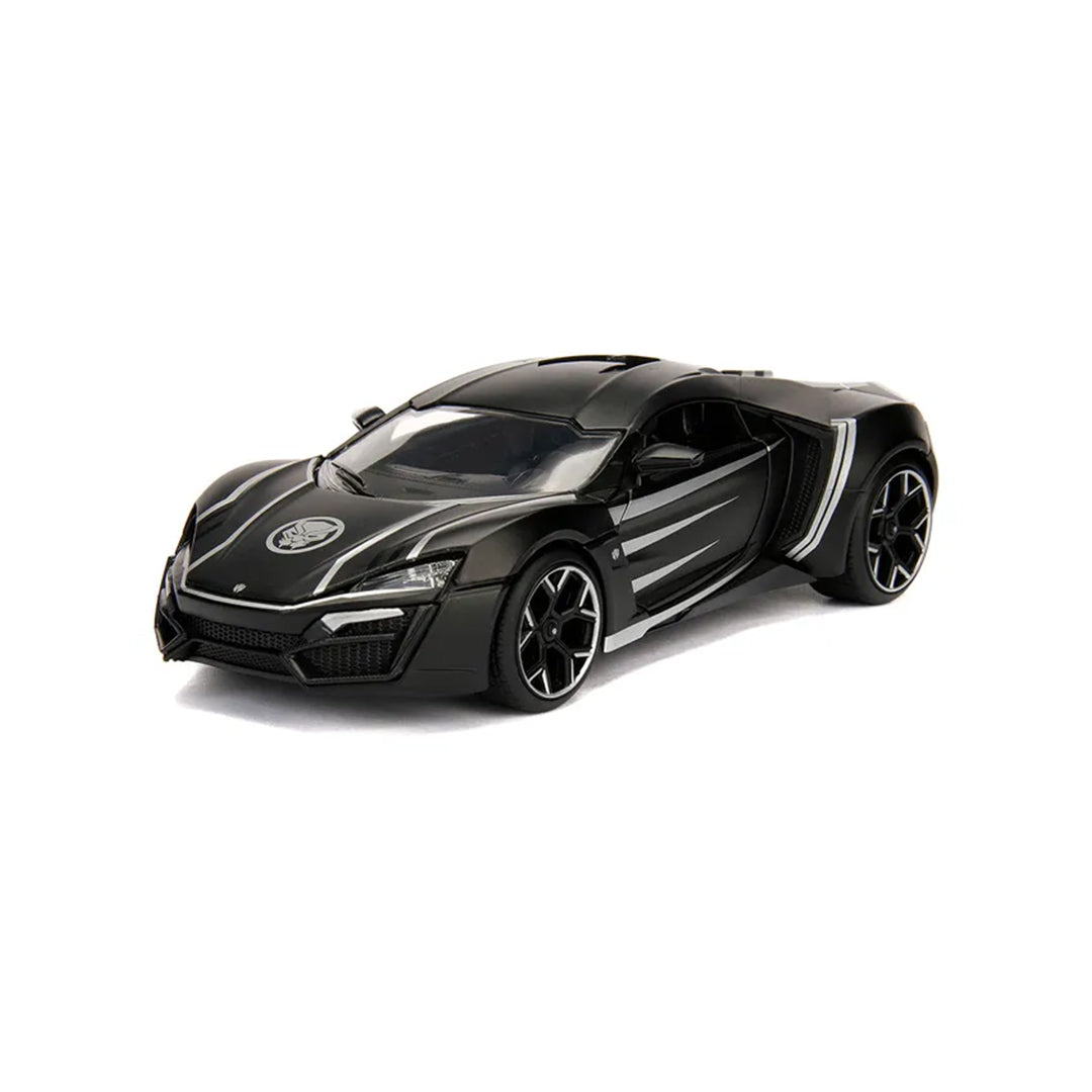 Marvel Black Panther Lykan HyperSport - Diecast Model Car Set