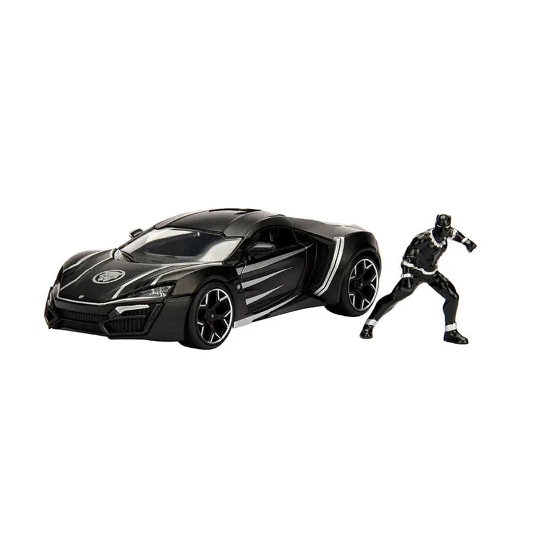 Marvel Black Panther Lykan HyperSport - Diecast Model Car Set