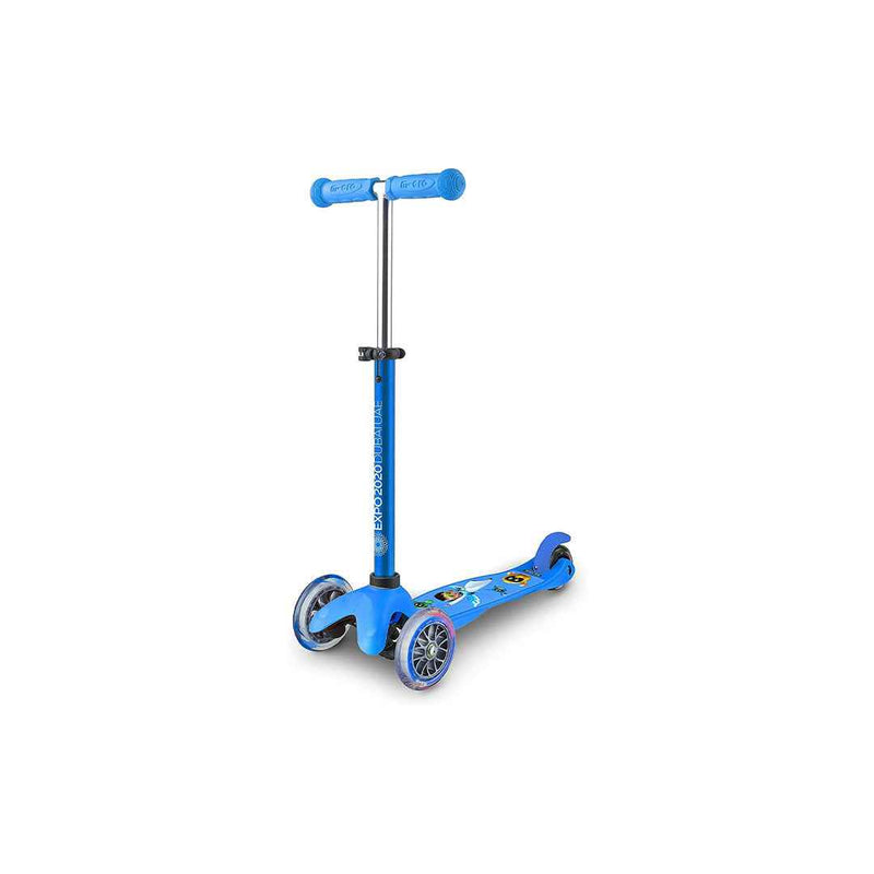 Micro Mini Alif Expo 2020 - 3-Wheel Kids Kick Scooter (Blue)