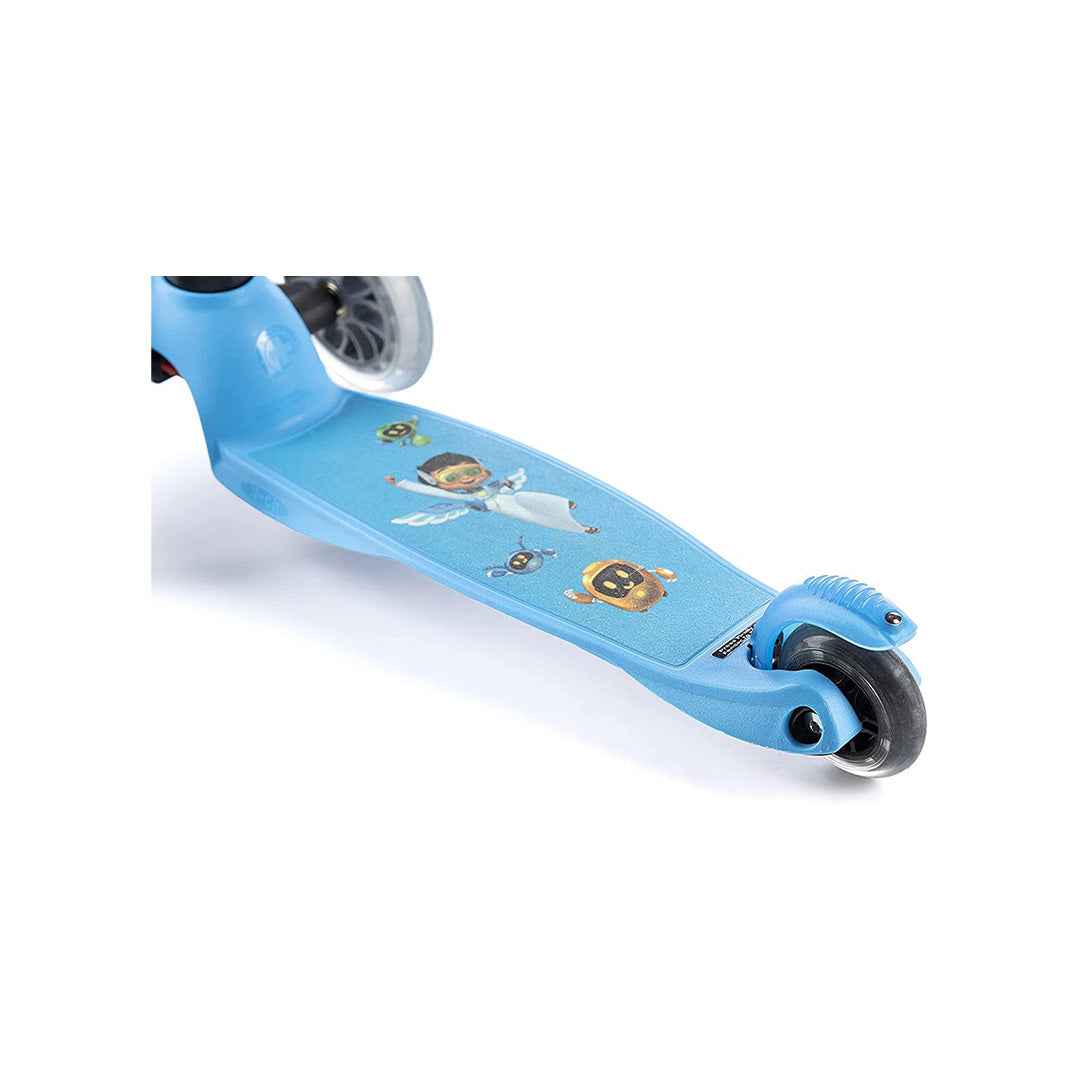 Micro Mini Alif Expo 2020 - 3-Wheel Kids Kick Scooter (Blue) - Toyspry