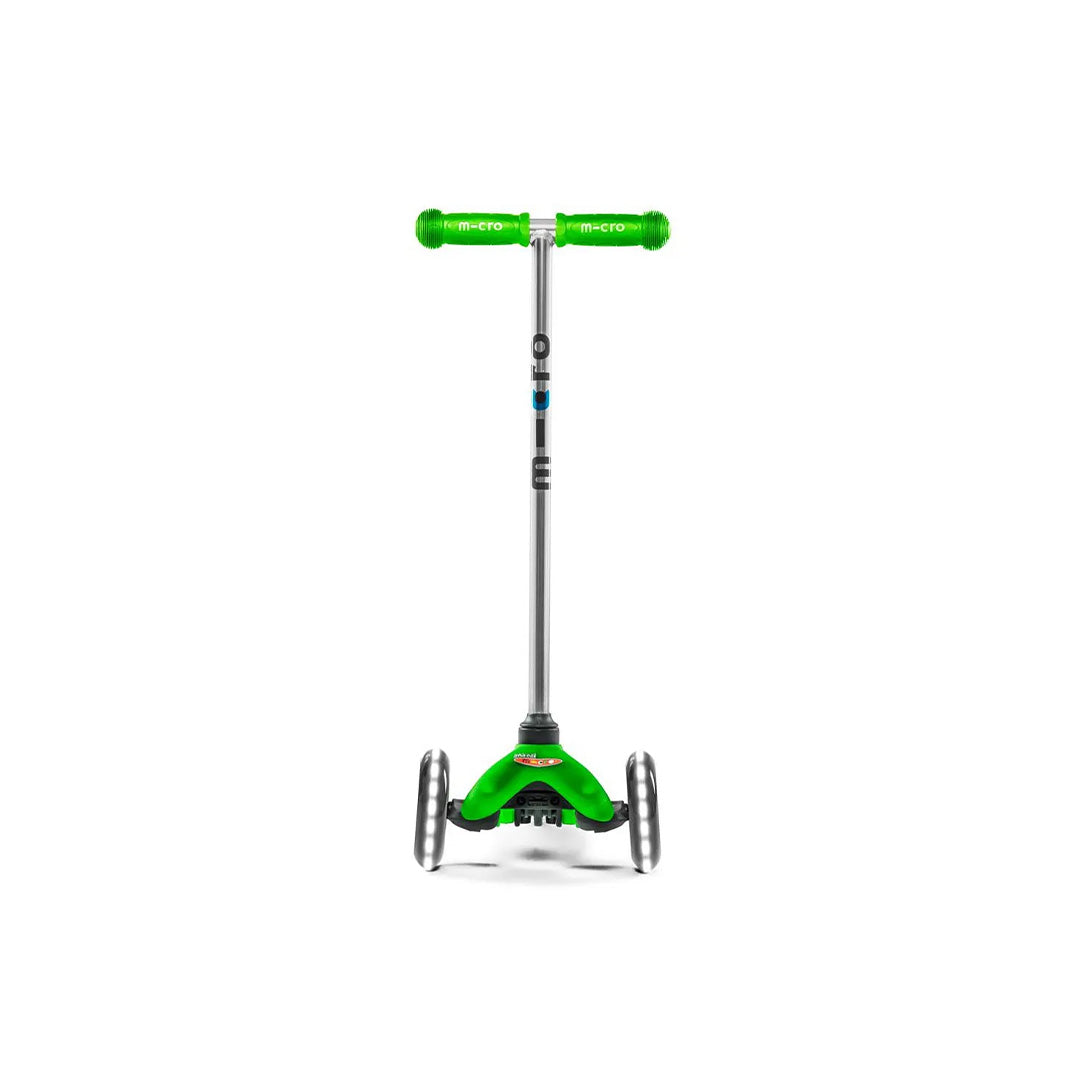 Micro Mini Classic LED - 3-Wheel Toddler Scooter (Green) - Toyspry