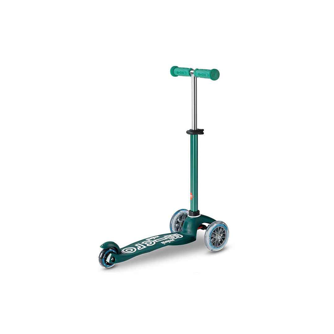 Micro Mini Deluxe Eco - 3-Wheel Kids Kick Scooter (Green) - Toyspry