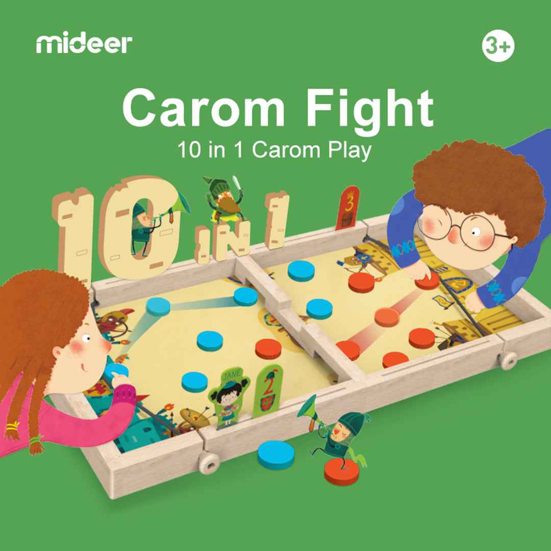 Mideer 10 in 1 Carrom Board Game