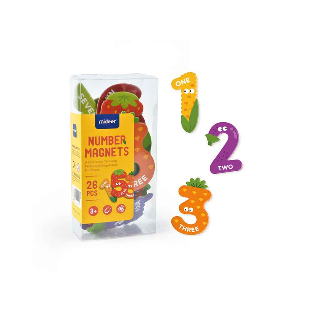 Mideer Cardboard Magnetic Number Blocks Set