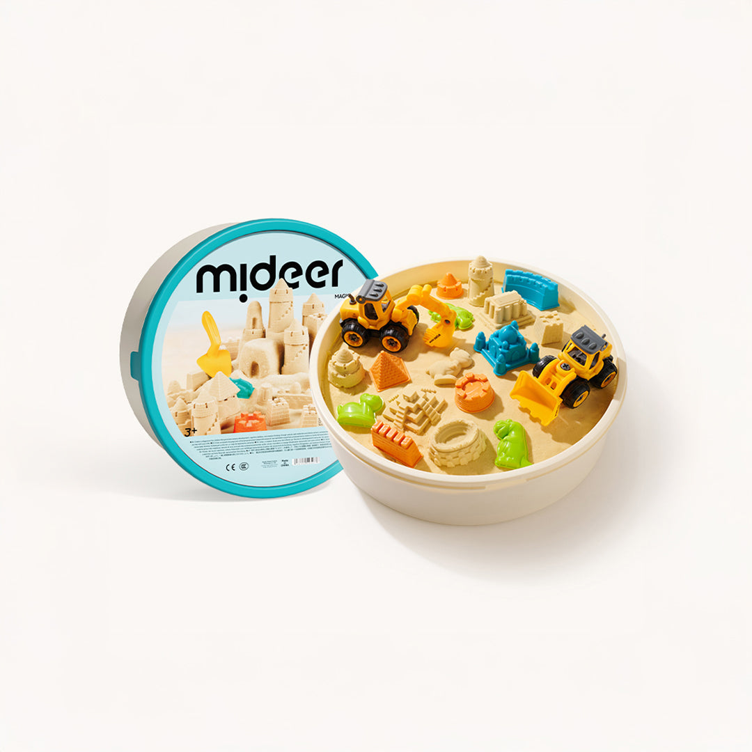 Mideer Magical Sand Play Set with Activity Table & 25 Accessories