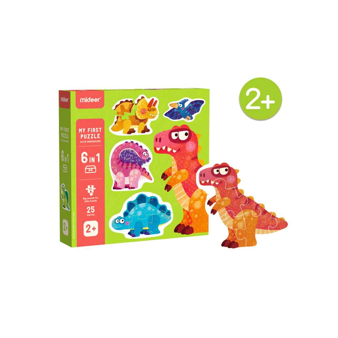 Mideer My First Puzzle Dinosaurs Shaped Jigsaw