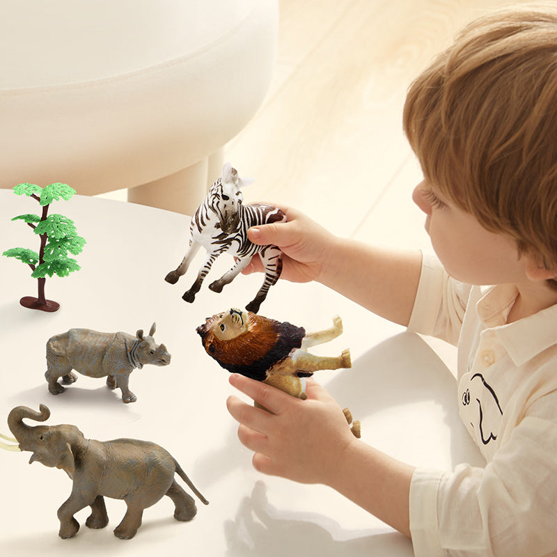 Durable indoor and outdoor textured safari models for educational toys UAE.