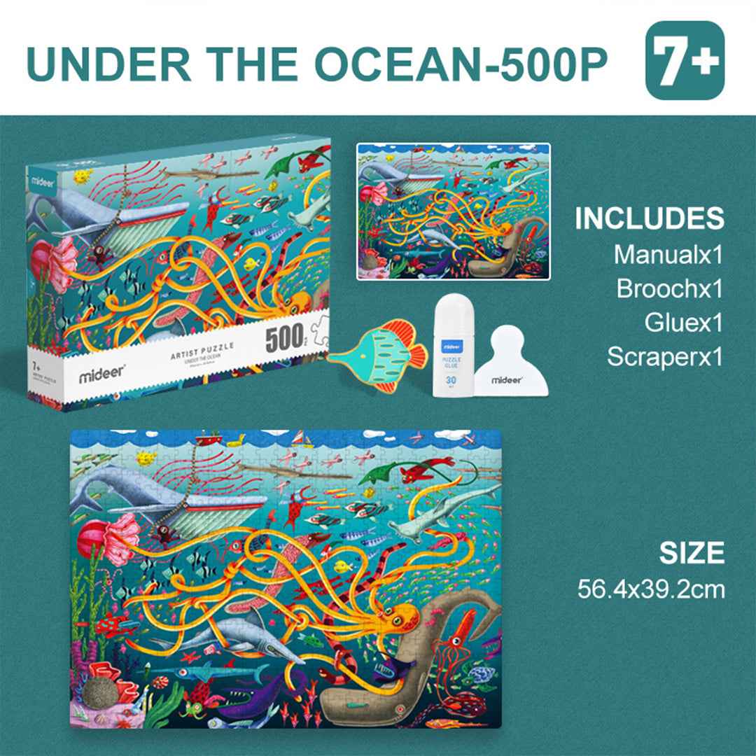 Mideer Under the Ocean Puzzle 500 pcs