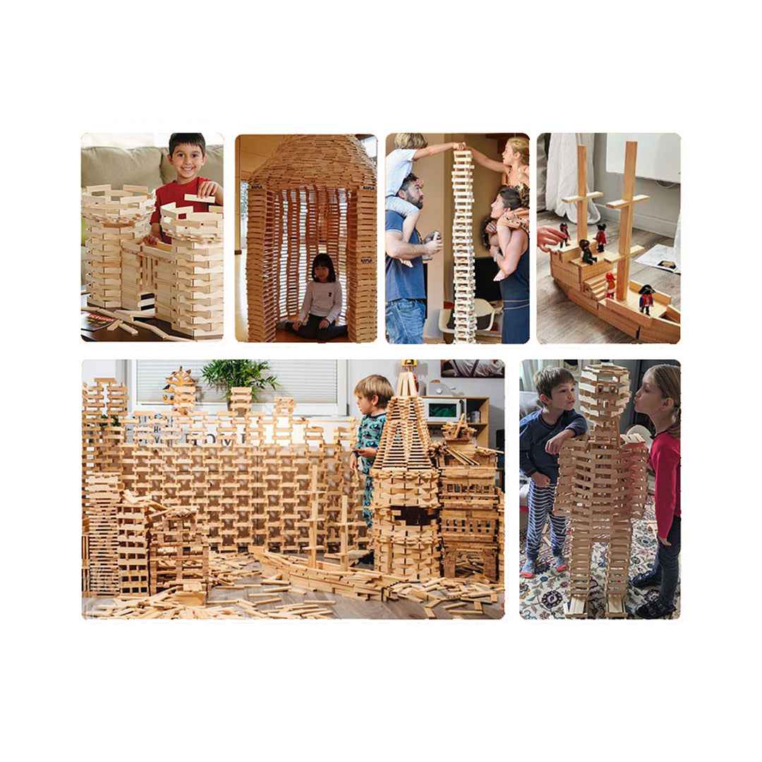 Mideer Wooden City Blocks (300 Pcs)