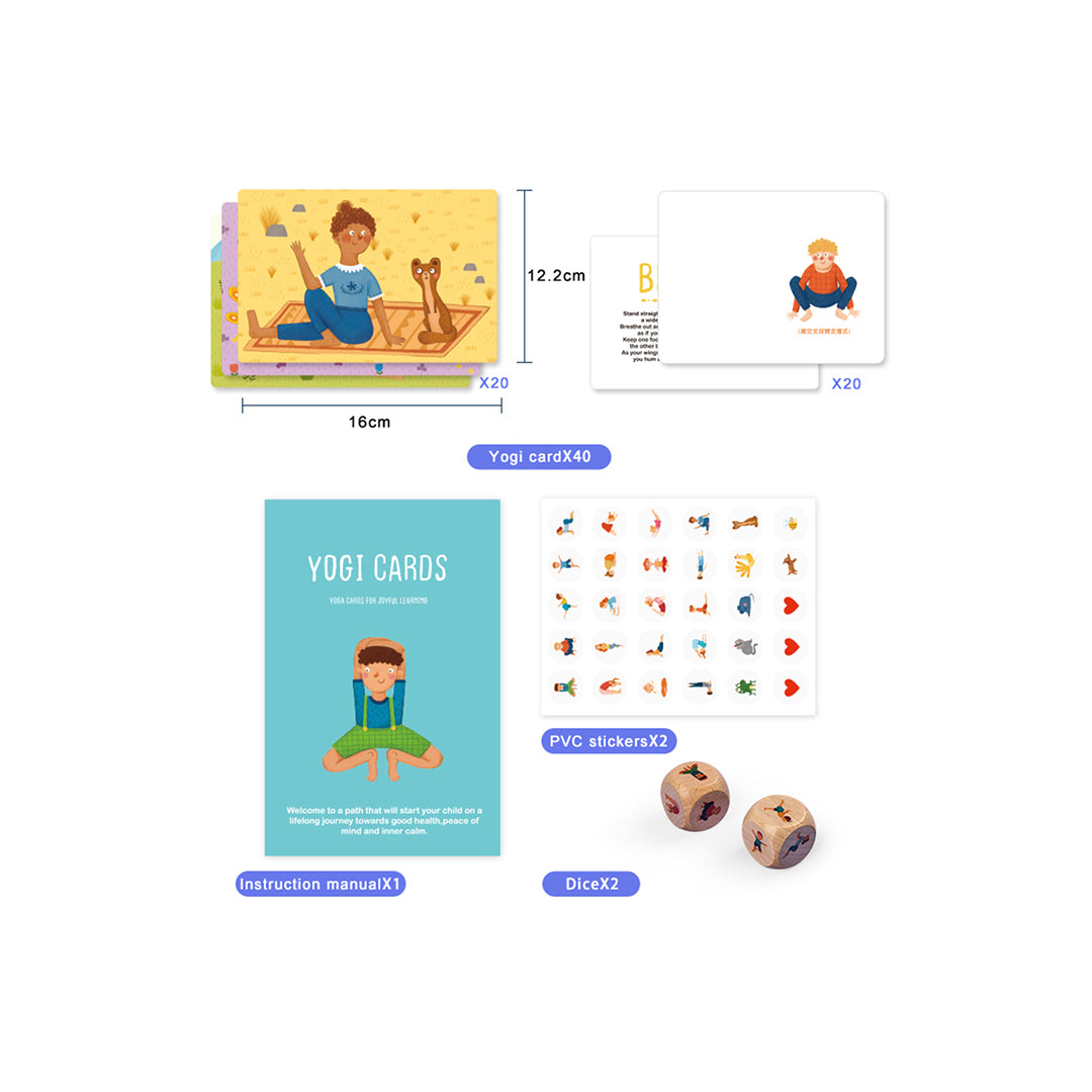 Mideer Yogi Cards Yoga Game for Kids