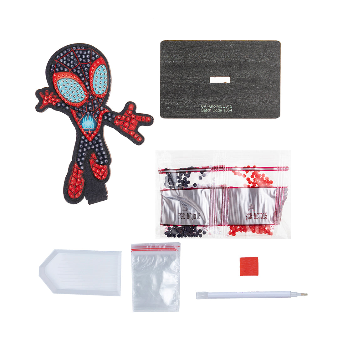 Craft Buddy Marvel Miles Morales Crystal Art Buddy