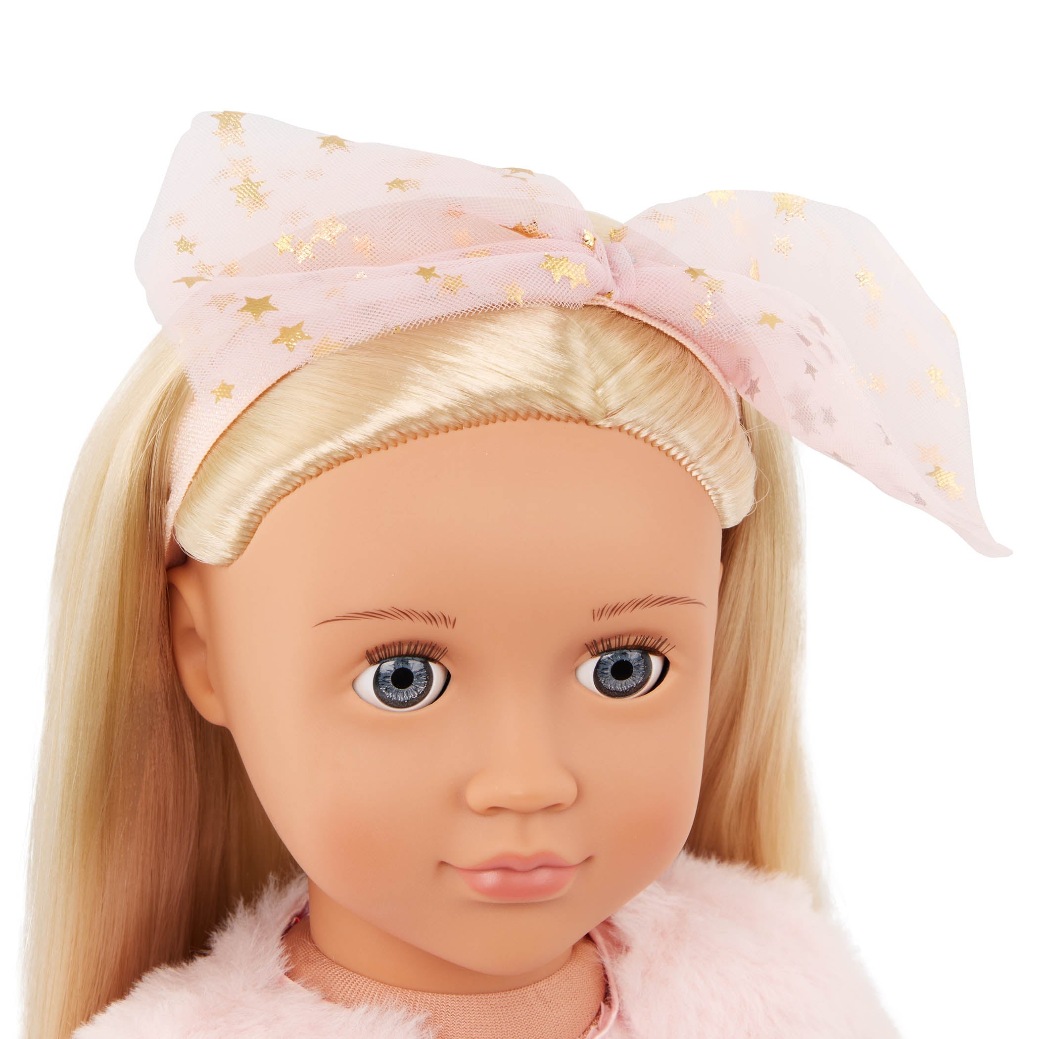 Our Generation Miranda - 18-inch Fashion Doll with Pink Holiday Dress - Toyspry