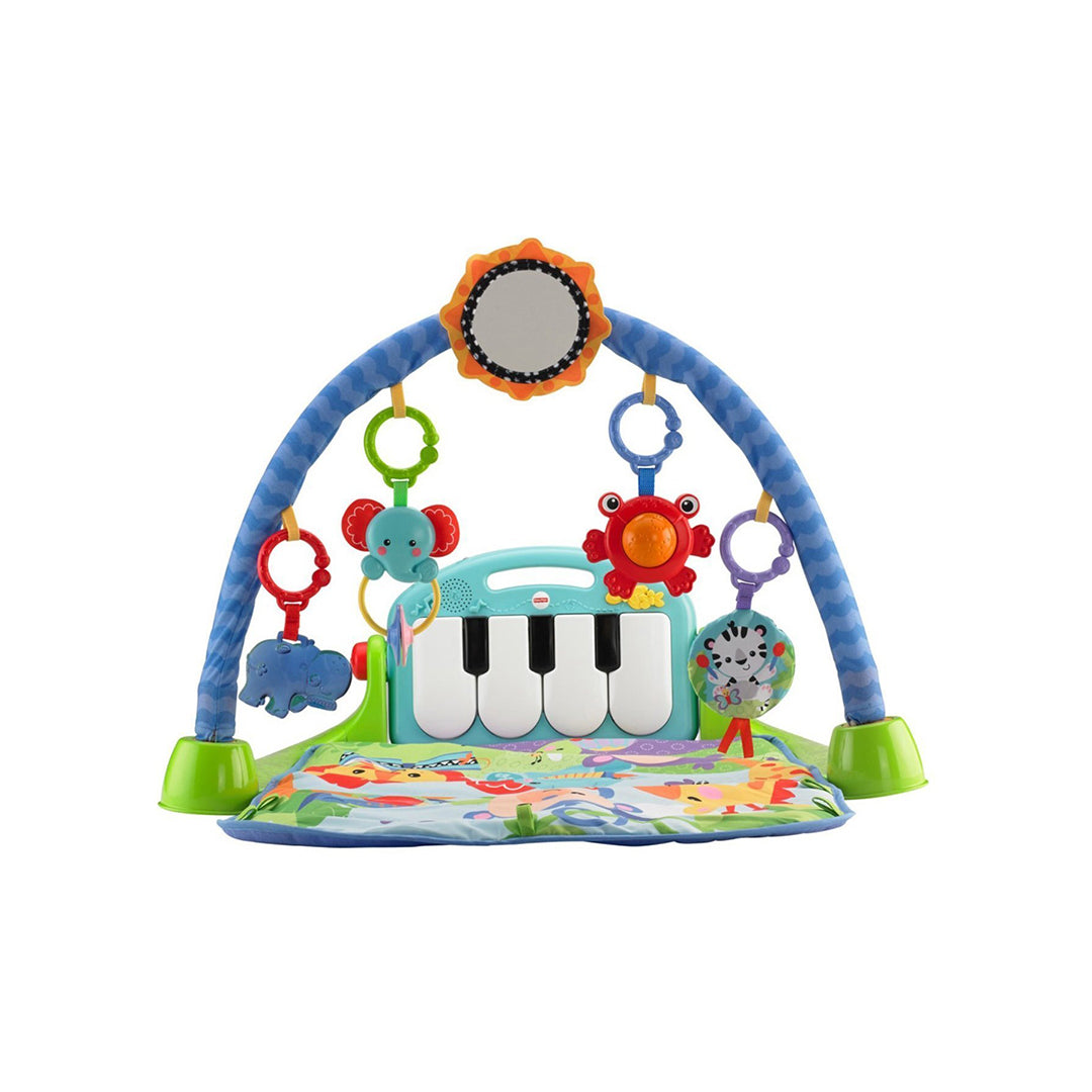 Fisher-Price Kick 'n Play Piano Gym - Musical Baby Activity Mat - Toyspry