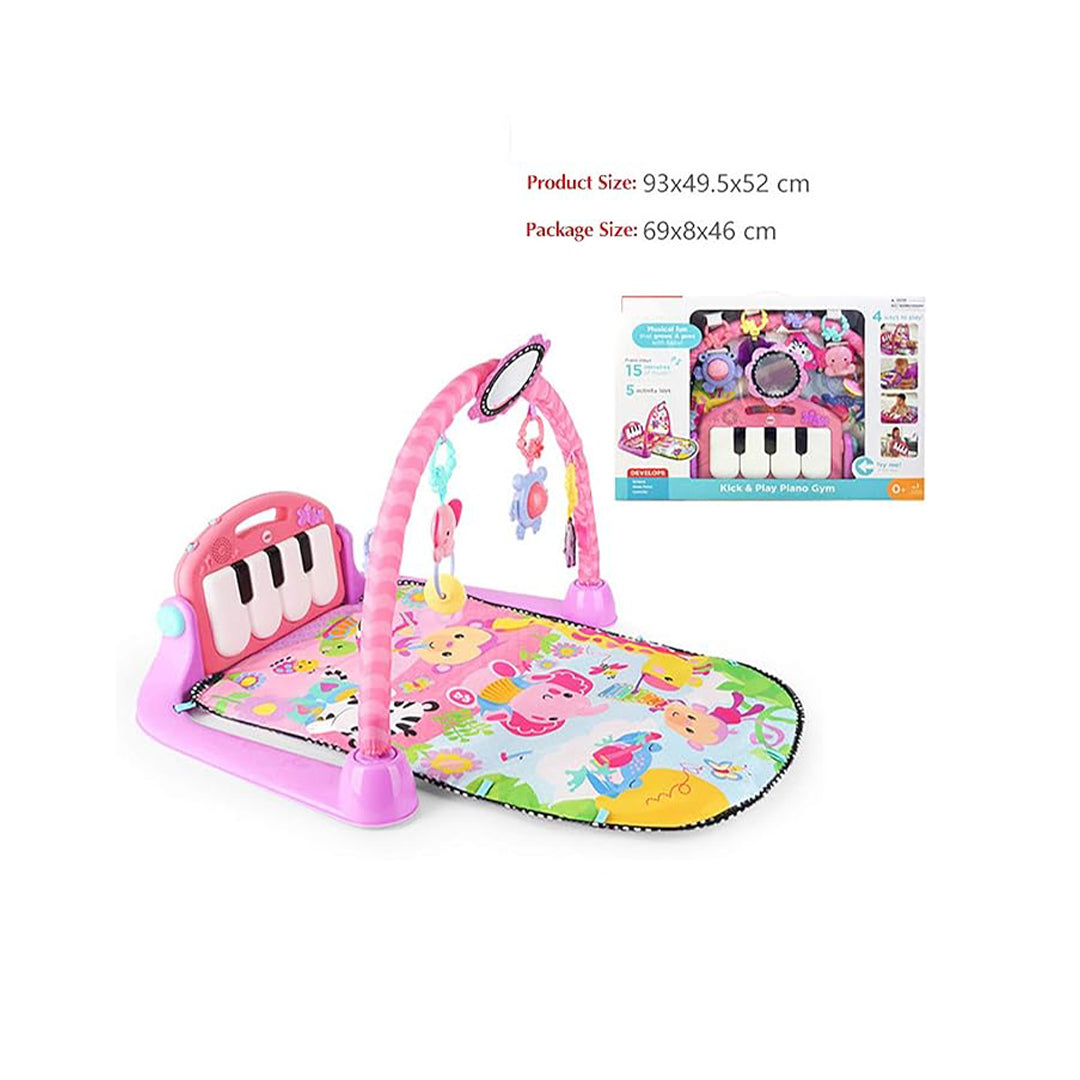 Fitch Baby 4-in-1 Kick & Play Piano Gym - Musical Baby Activity Mat - Toyspry