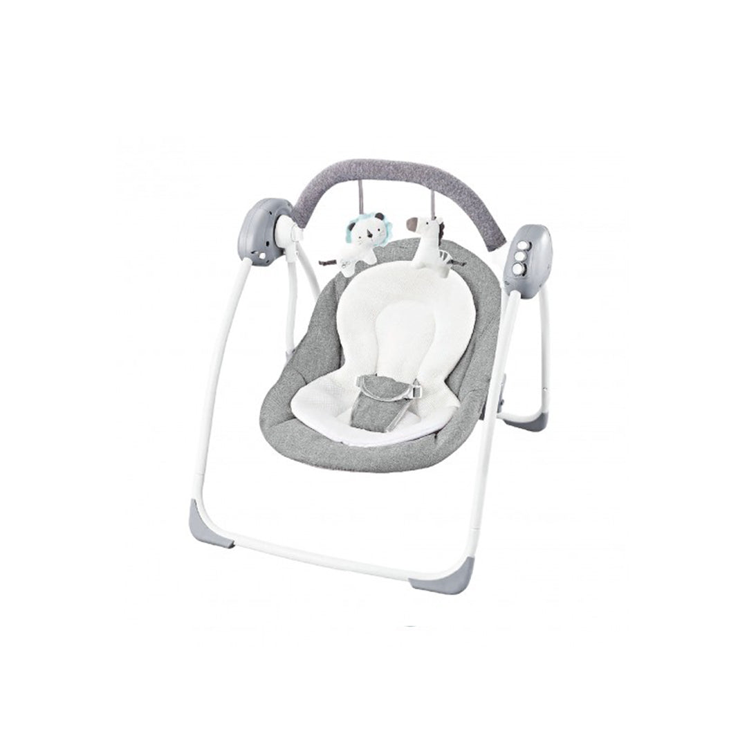 Fitch Baby 2-in-1 Automatic Swing & Feeding Chair - Infant Seat (Gray) - Toyspry