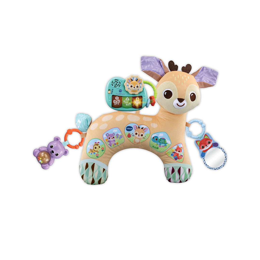 VTech Prop & Play Tummy Time Pillow - Musical Baby Activity Toy - Toyspry
