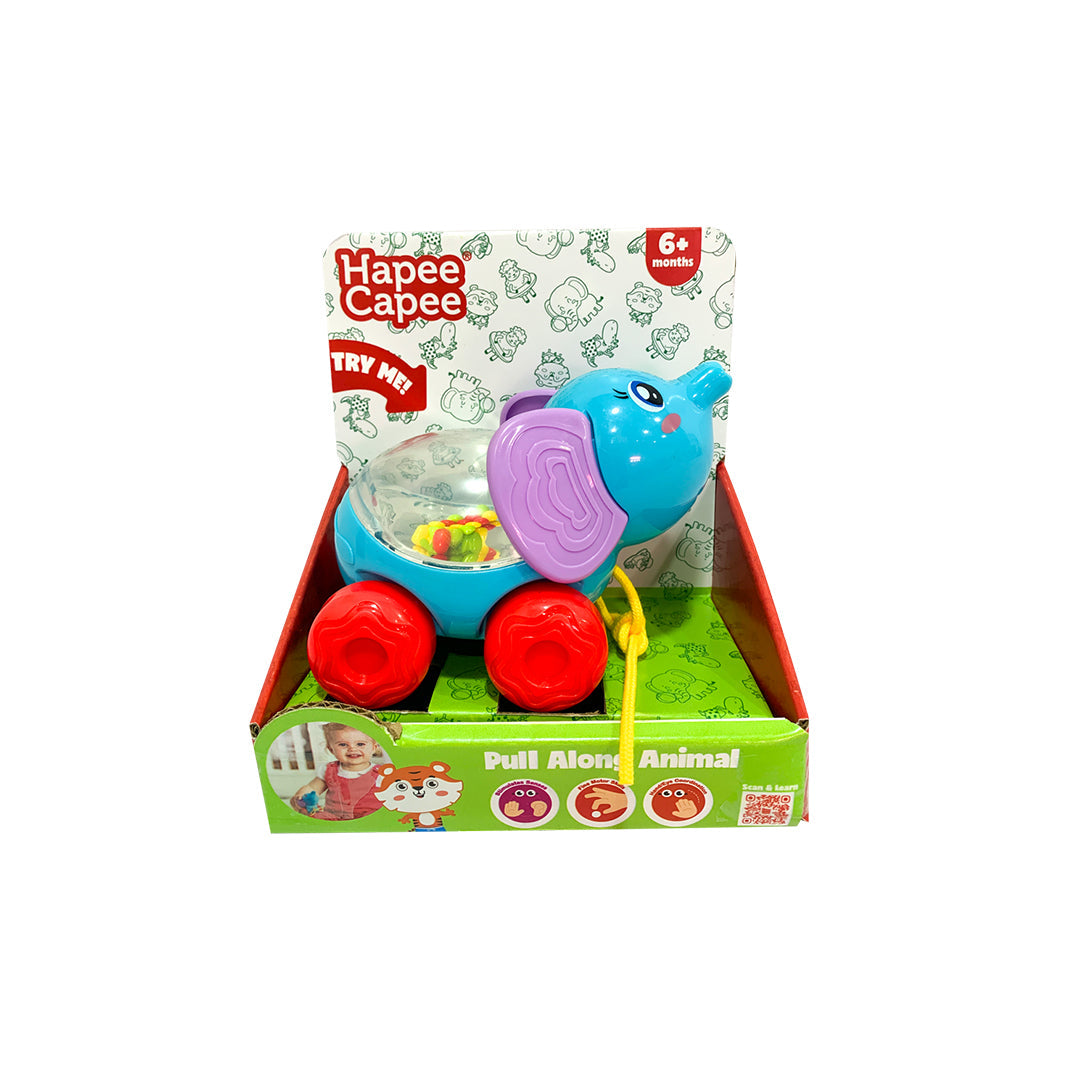Hapee Capee Pull Along Toy - Interactive Walking Toy with Lights & Sounds