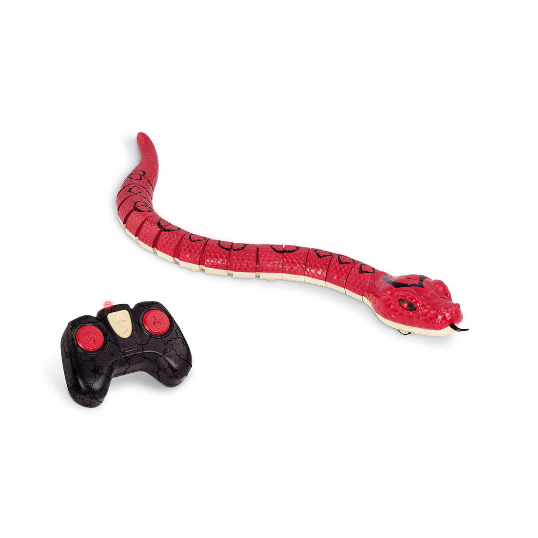 Terra RC Emerald Tree Boa - Remote Control Slithering Snake Toy (red) - Toyspry