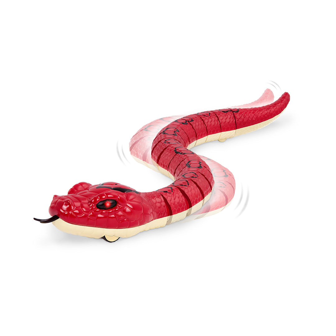 Terra RC Emerald Tree Boa - Remote Control Slithering Snake Toy (red)