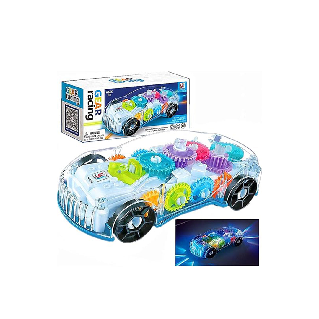 360° Rotating Toy Car with Lights & Music - Toyspry