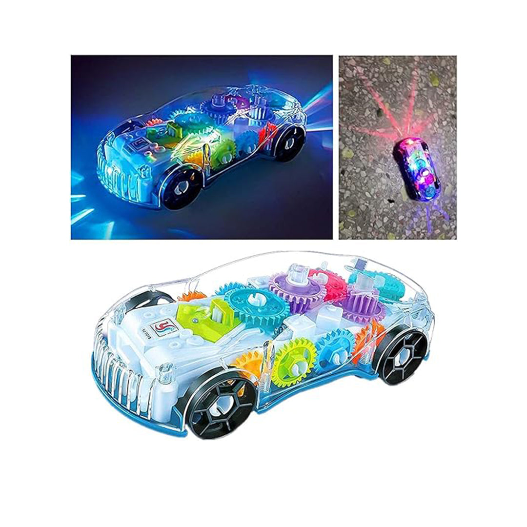 360° Rotating Toy Car with Lights & Music - Toyspry