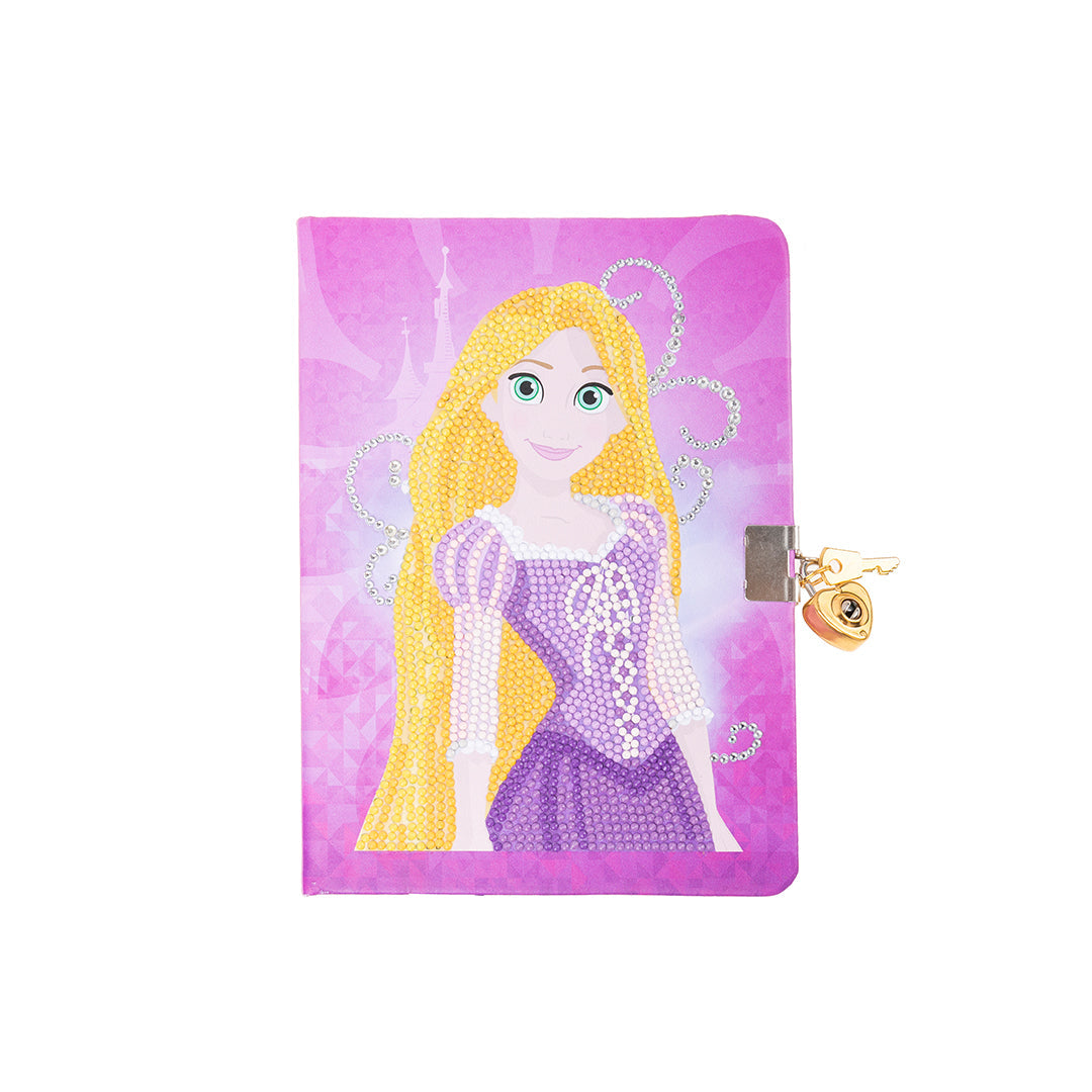 Craft Buddy Disney Princess Rapunzel Crystal Art Secret Diary - Toyspry