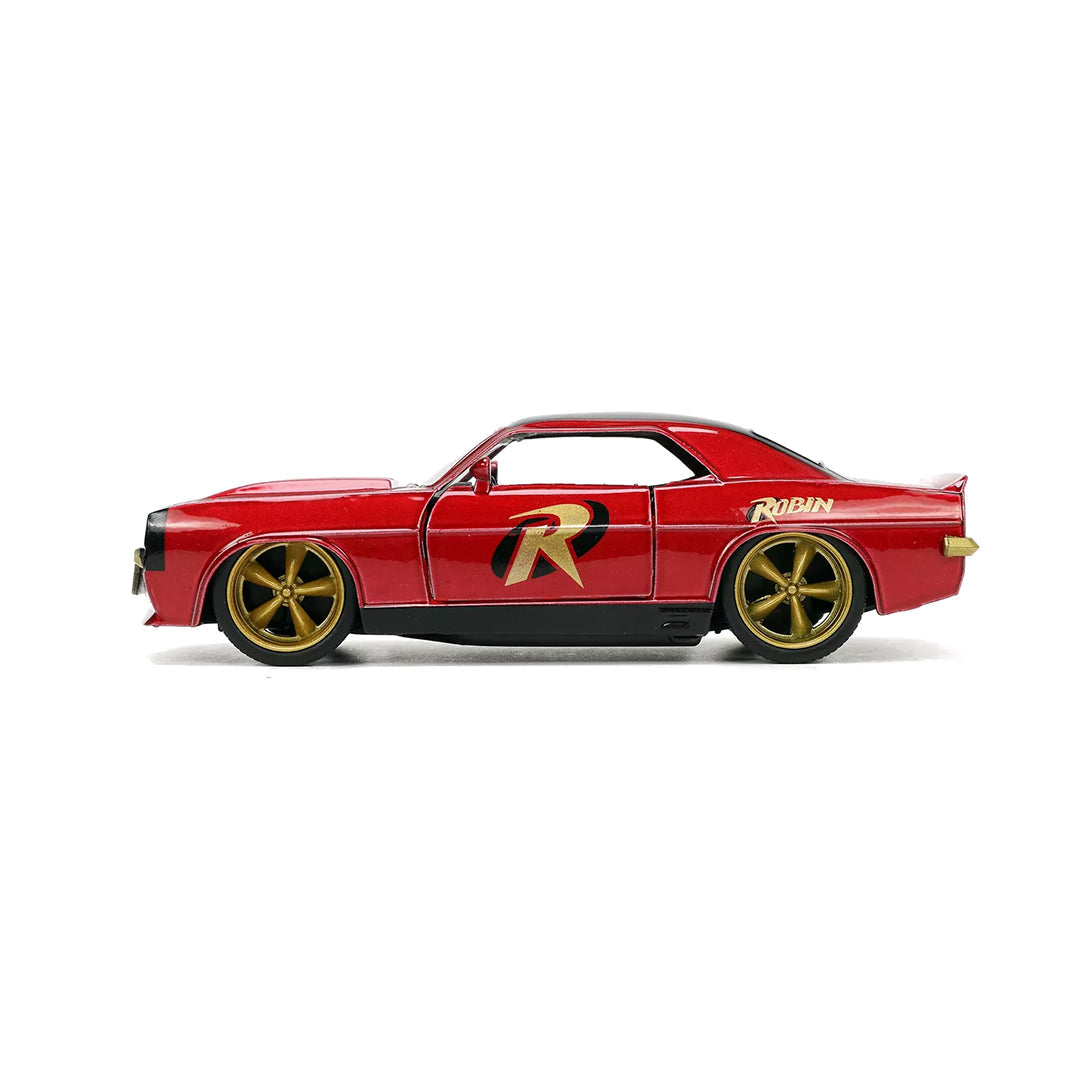 Robin 1969 Chevy Camaro - 1:32 Diecast Model Car with Figure - Toyspry