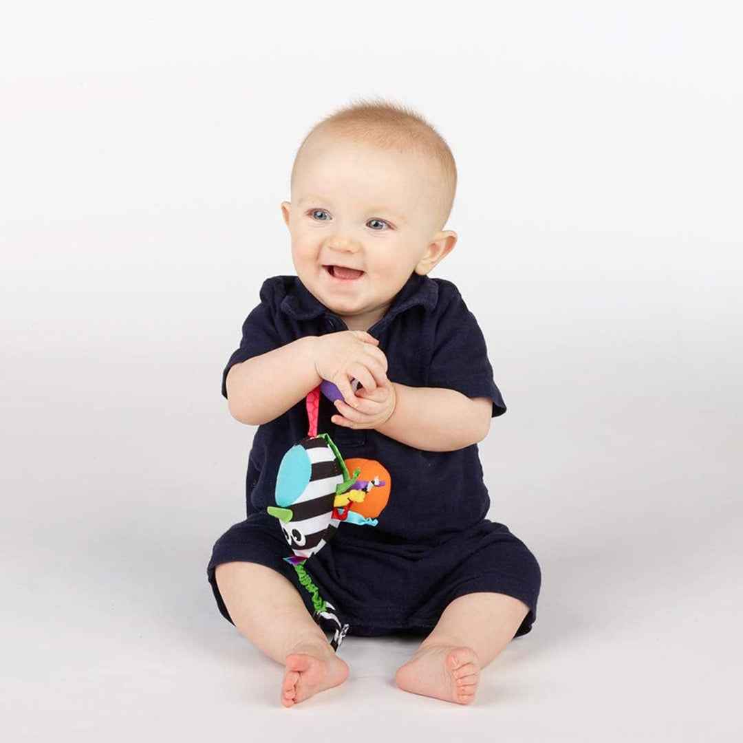 Sassy Boppin Birdie - Soft Chime Sensory Baby Toy (Newborn+)