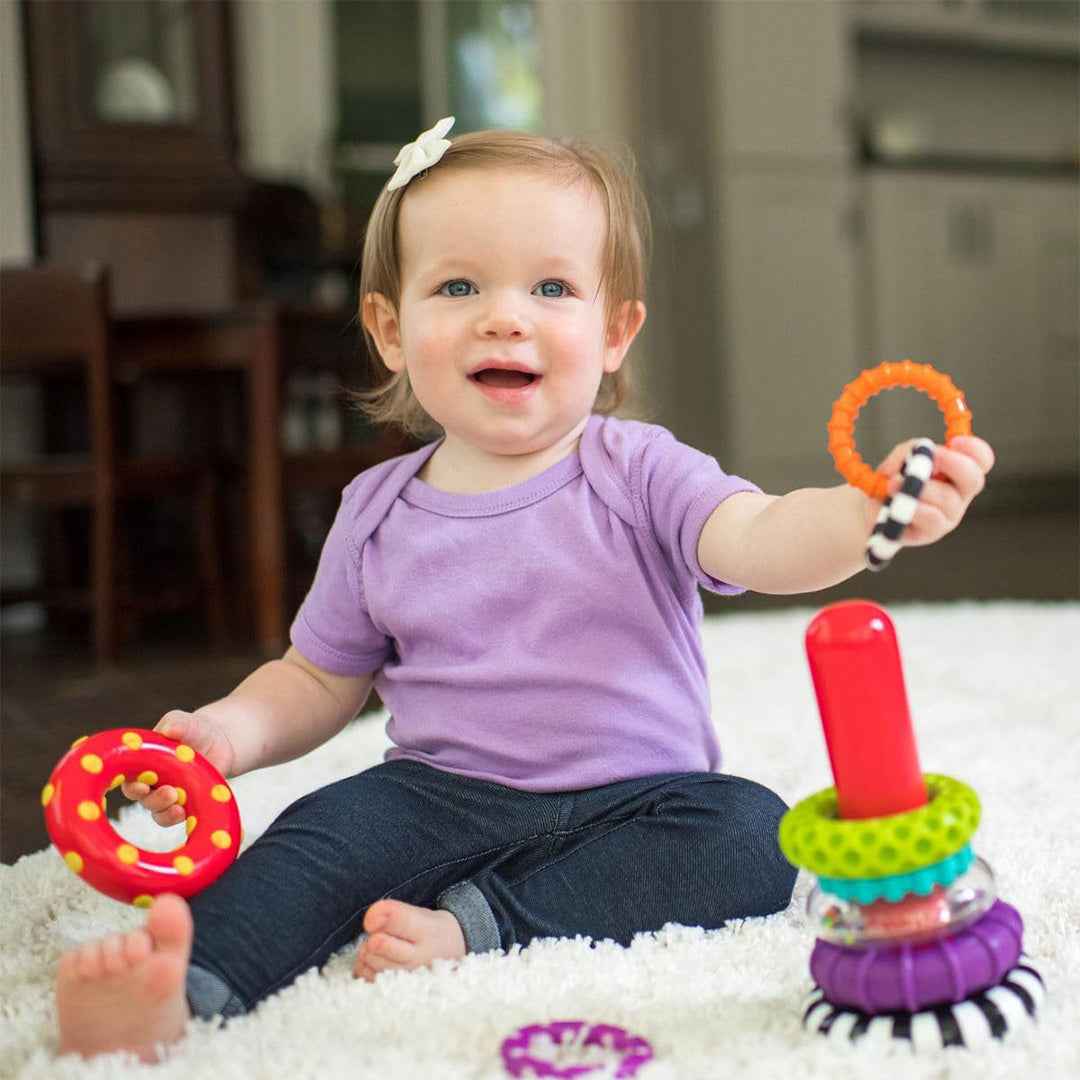 Sassy Stacks of Circles - Educational Baby Stacking Toy (6M+)