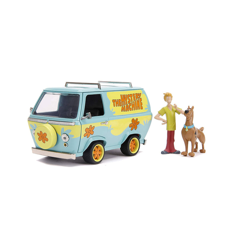 Scooby-Doo Mystery Machine - 1:24 Diecast Model Van with Figures
